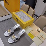 Fendi FFold silver leather - 1