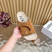 LOEWE slides brown - 3