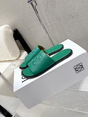 LOEWE Slide (Soft Calf) green - 2