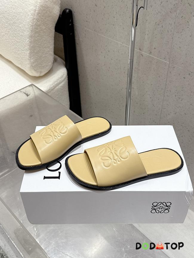 LOEWE Slide (Soft Calf) beige - 1