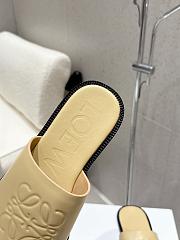 LOEWE Slide (Soft Calf) beige - 6