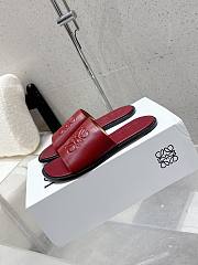 LOEWE Slide (Soft Calf) red - 1