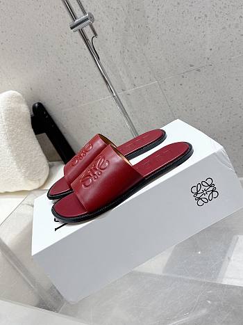 LOEWE Slide (Soft Calf) red