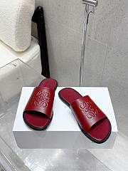 LOEWE Slide (Soft Calf) red - 6