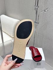LOEWE Slide (Soft Calf) red - 5