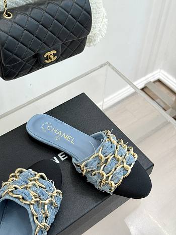 Chanel Slide logo blue - 02