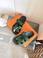 Hermes Cyprus sandals crocodile leather   - 3