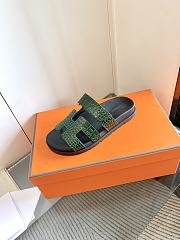 Hermes Cyprus sandals crocodile leather   - 2