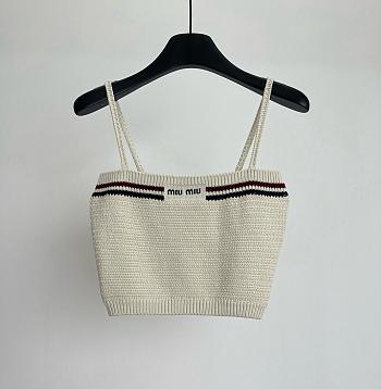 MiuMiu Tank top white