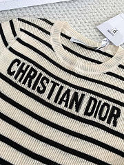 Dioriviera Cropped Short-Sleeved Sweater white - 2