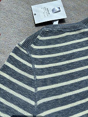 Dioriviera Cropped Short-Sleeved Sweater gray - 2