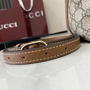 Gucci GG Emblem Shoulder Bag Brown Size 25x 25x 15.5cm - 6