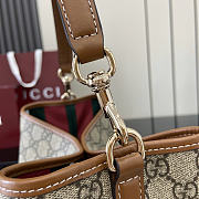 Gucci GG Emblem Shoulder Bag Brown Size 25x 25x 15.5cm - 5