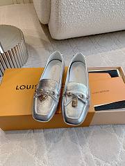 Louis Vuitton Flore Car Shoe calfskin silver - 1