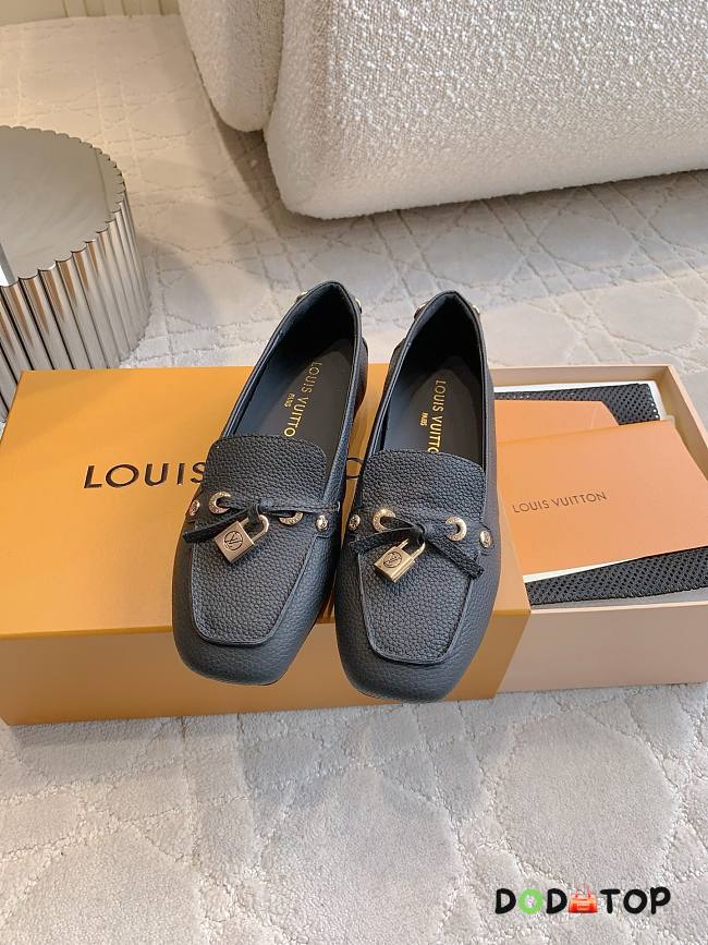 Louis Vuitton Flore Car Shoe calfskin black - 1
