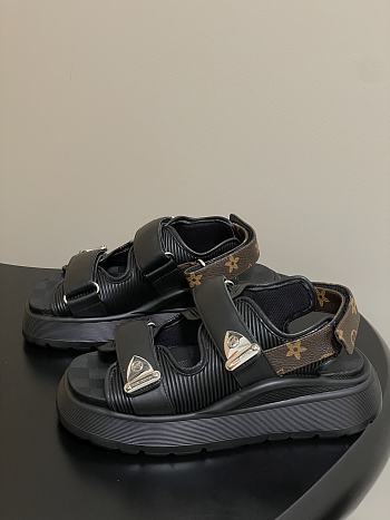 Louis Vuitton Chameleon Comfort Sandal black