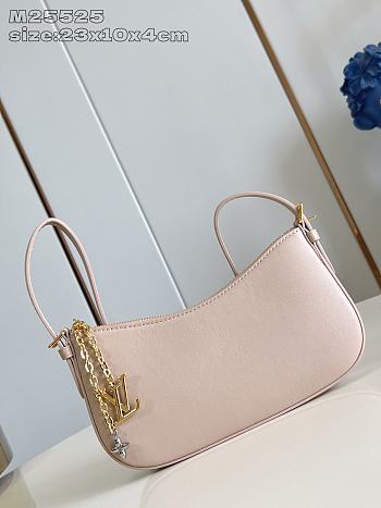 Louis Vuitton M25784 Pochette LV Bloom beige bag size 23 x 10 x 4 cm