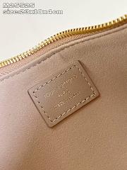 Louis Vuitton M25784 Pochette LV Bloom beige bag size 23 x 10 x 4 cm - 6