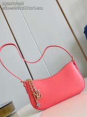 Louis Vuitton M25784 Pochette LV Bloom coral pink bag size 23 x 10 x 4 cm - 1