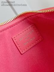 Louis Vuitton M25784 Pochette LV Bloom coral pink bag size 23 x 10 x 4 cm - 6