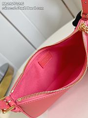 Louis Vuitton M25784 Pochette LV Bloom coral pink bag size 23 x 10 x 4 cm - 5