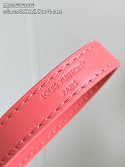 Louis Vuitton M25784 Pochette LV Bloom coral pink bag size 23 x 10 x 4 cm - 3