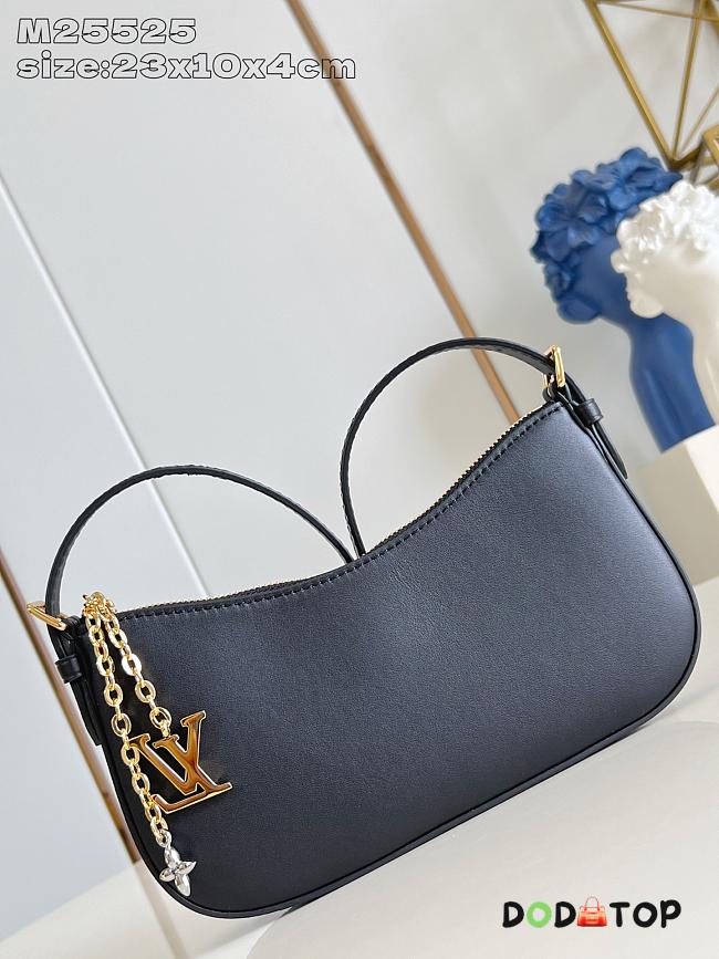 Louis Vuitton M25784 Pochette LV Bloom black bag size 23 x 10 x 4 cm - 1
