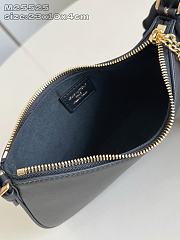 Louis Vuitton M25784 Pochette LV Bloom black bag size 23 x 10 x 4 cm - 6