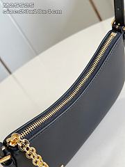 Louis Vuitton M25784 Pochette LV Bloom black bag size 23 x 10 x 4 cm - 5