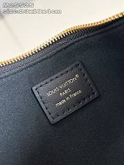 Louis Vuitton M25784 Pochette LV Bloom black bag size 23 x 10 x 4 cm - 3