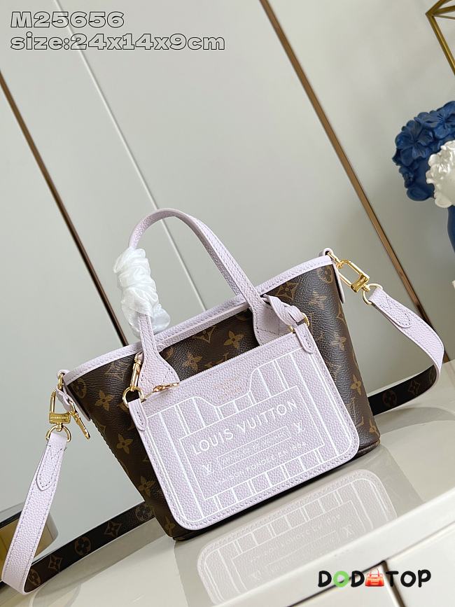 Louis Vuitton Neverfull Bandoulière Inside Out BB purple bag size 24x14x9cm - 1