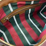 GG Emblem medium shoulder brown bag size 30x19x10cm - 2