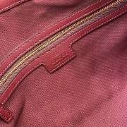 GG Emblem medium shoulder red bag size 30x19x10cm - 3