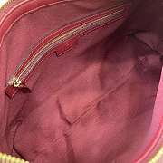 GG Emblem medium shoulder red bag size 30x19x10cm - 2