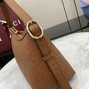 GG Emblem medium shoulder bag size 30x19x10cm - 6