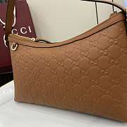GG Emblem medium shoulder bag size 30x19x10cm - 4