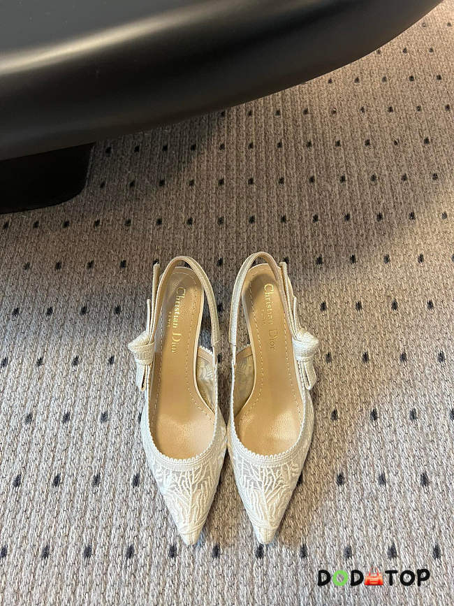 Dior J'Adior slingback pumps white - 1