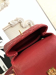 Chanel coco handle red bag size 20cm Code kerri (25% off) - 5