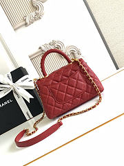Chanel coco handle red bag size 20cm Code kerri (25% off) - 3