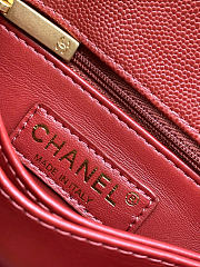 Chanel coco handle red bag size 20cm Code kerri (25% off) - 2