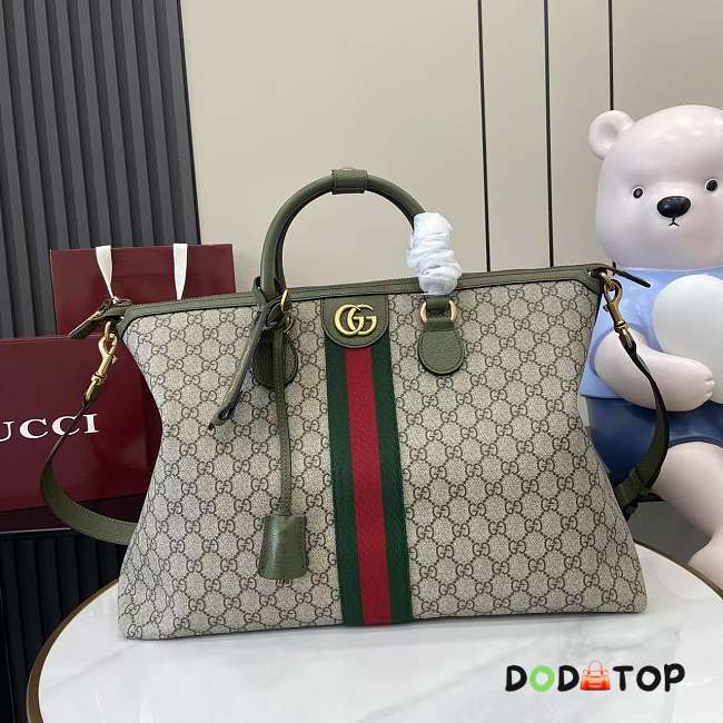 Gucci Savoy Medium Travel Bag green size W 48 cm x H 28 cm x D 18 cm - 1