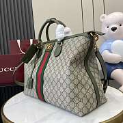 Gucci Savoy Medium Travel Bag green size W 48 cm x H 28 cm x D 18 cm - 6