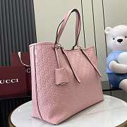 Gucci Large GG Emblem Tote Bag pink size W 38 cm x H 25 cm x D 15 cm - 2