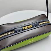 Prada Swing smooth leather shoulder green bag Size 28×12×10cm - 5
