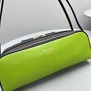 Prada Swing smooth leather shoulder green bag Size 28×12×10cm - 3