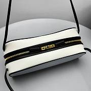 Prada Swing smooth leather shoulder blue bag Size 28×12×10cm - 4