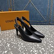 Louis Vuitton Escarpin ouvert Legacy black pump - 5