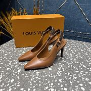 Louis Vuitton Escarpin ouvert Legacy pump brown - 1