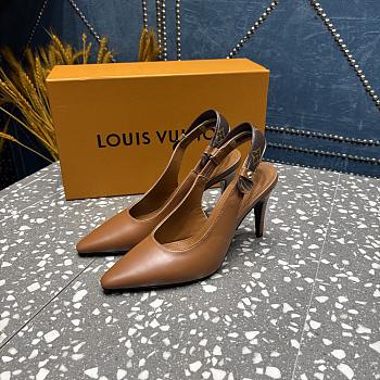Louis Vuitton Escarpin ouvert Legacy pump brown