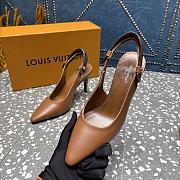 Louis Vuitton Escarpin ouvert Legacy pump brown - 6